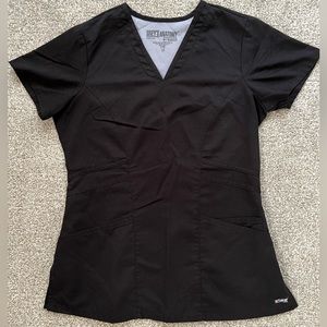 Grey’s Anatomy scrub set. Black color.
